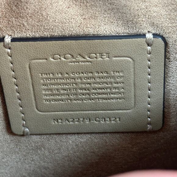 Coach C8321 North/South Lonnie Crossbody Signature Jacquard Bag - Picture 8 of 11